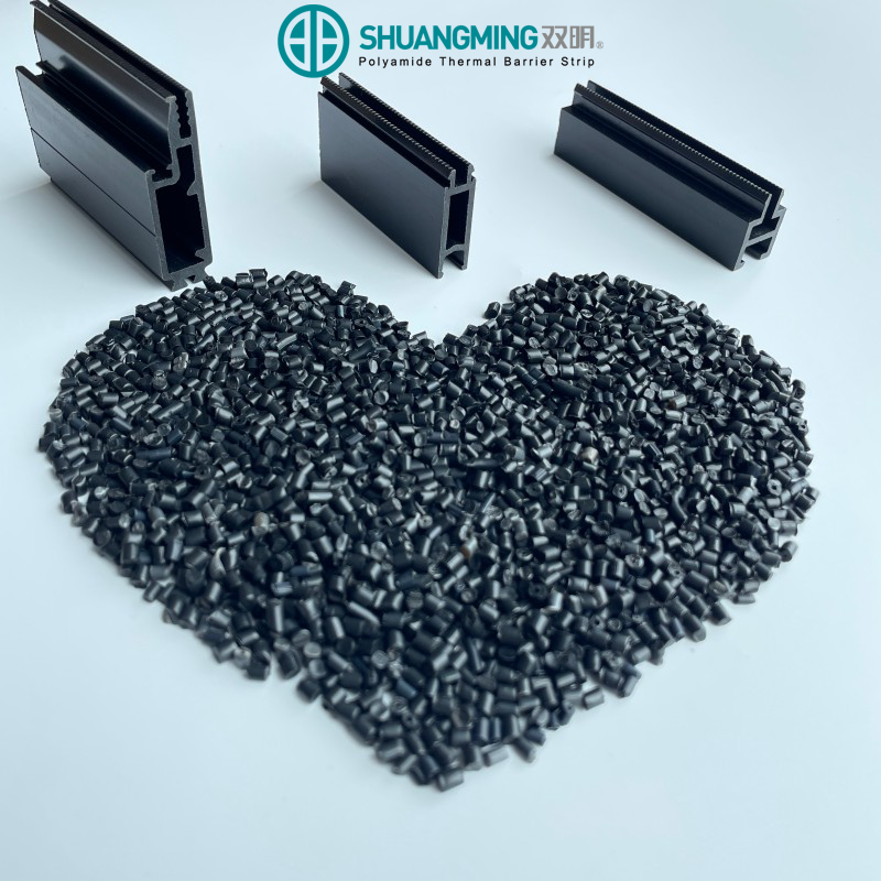 Flame-retardant PA66 GF25 compound